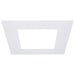 Satco - S13552 - 8-Inch Flat Goof Ring for Commercial Downlights - Matte White