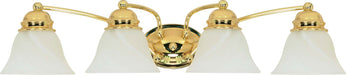 Nuvo Lighting - 60-351 - Four Light Vanity - Empire - Polished Brass
