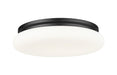 Z-Lite - 1025F20-MB-LED - LED Flush Mount - Soleil - Matte Black