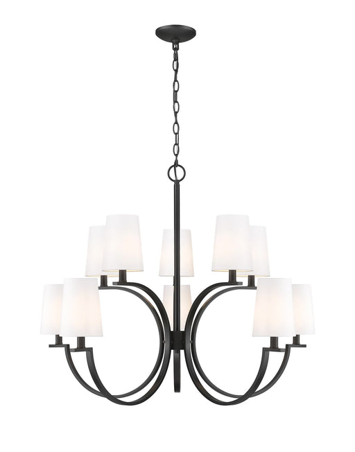 Z-Lite - 2016-10MB - Ten Light Chandelier - Cordelia - Matte Black