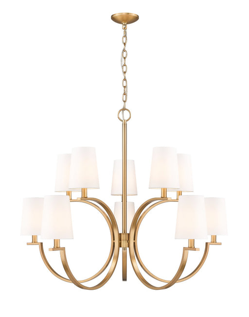 Z-Lite - 2016-10MGLD - Ten Light Chandelier - Cordelia - Modern Gold