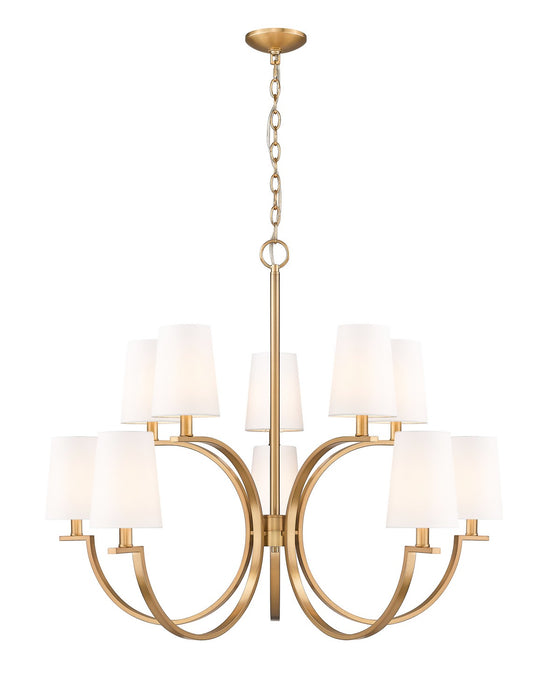 Z-Lite - 2016-10MGLD - Ten Light Chandelier - Cordelia - Modern Gold