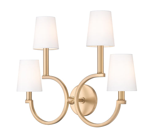 Z-Lite - 2016-4S-MGLD - Four Light Wall Sconce - Cordelia - Modern Gold
