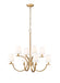 Z-Lite - 2016-8MGLD - Eight Light Chandelier - Cordelia - Modern Gold