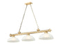 Z-Lite - 2306-3HBR-DWL14 - Three Light Billiard - Cordon - Heritage Brass