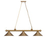 Z-Lite - 2306-3HBR-HBR15 - Three Light Billiard - Cordon - Heritage Brass