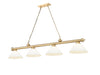 Z-Lite - 2306-4HBR-AMO14 - Four Light Billiard - Cordon - Heritage Brass