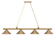 Z-Lite - 2306-4HBR-HBR15 - Four Light Billiard - Cordon - Heritage Brass