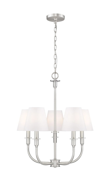 Z-Lite - 3049-18C-BN - Five Light Chandelier - Tova - Brushed Nickel