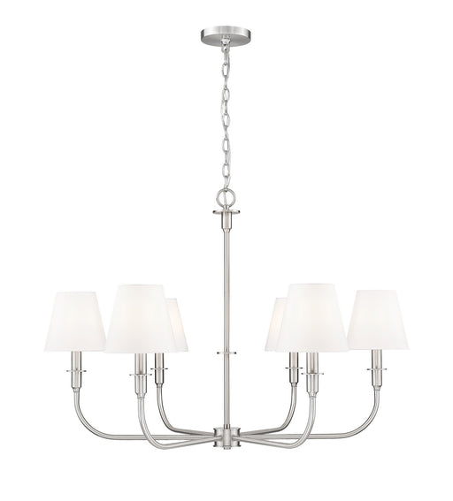 Z-Lite - 3049-32BN - Six Light Chandelier - Tova - Brushed Nickel