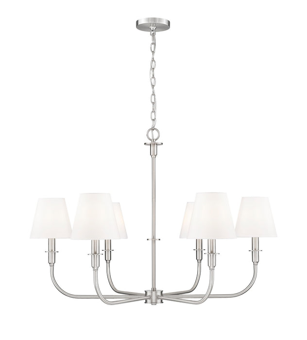 Z-Lite - 3049-32BN - Six Light Chandelier - Tova - Brushed Nickel