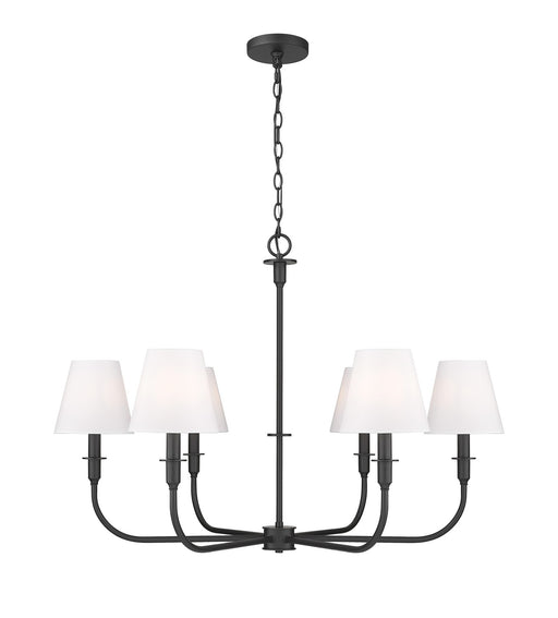 Z-Lite - 3049-32MB - Six Light Chandelier - Tova - Matte Black