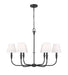 Z-Lite - 3049-32MB - Six Light Chandelier - Tova - Matte Black