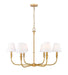 Z-Lite - 3049-32RB - Six Light Chandelier - Tova - Rubbed Brass