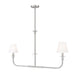 Z-Lite - 3049-42L-BN - Two Light Linear Chandelier - Tova - Brushed Nickel