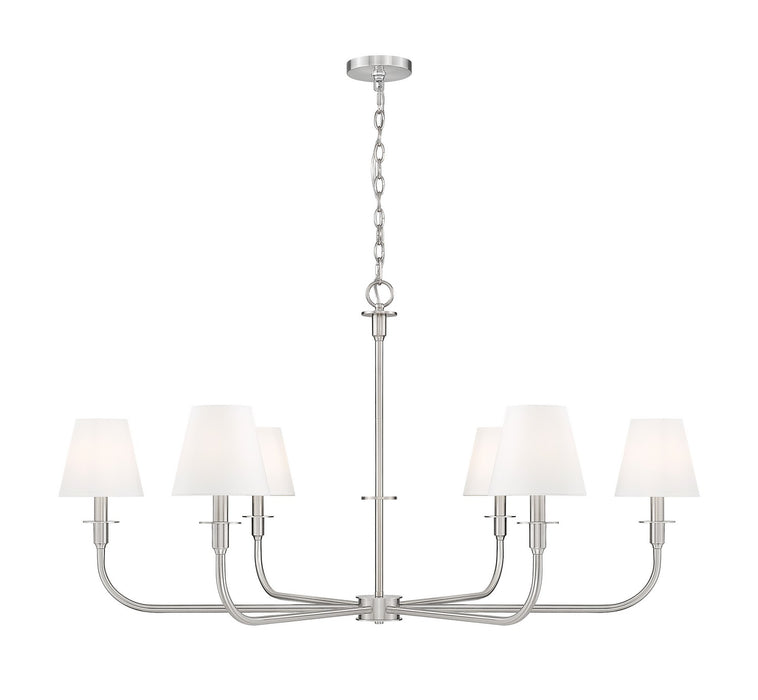 Z-Lite - 3049-45BN - Six Light Chandelier - Tova - Brushed Nickel