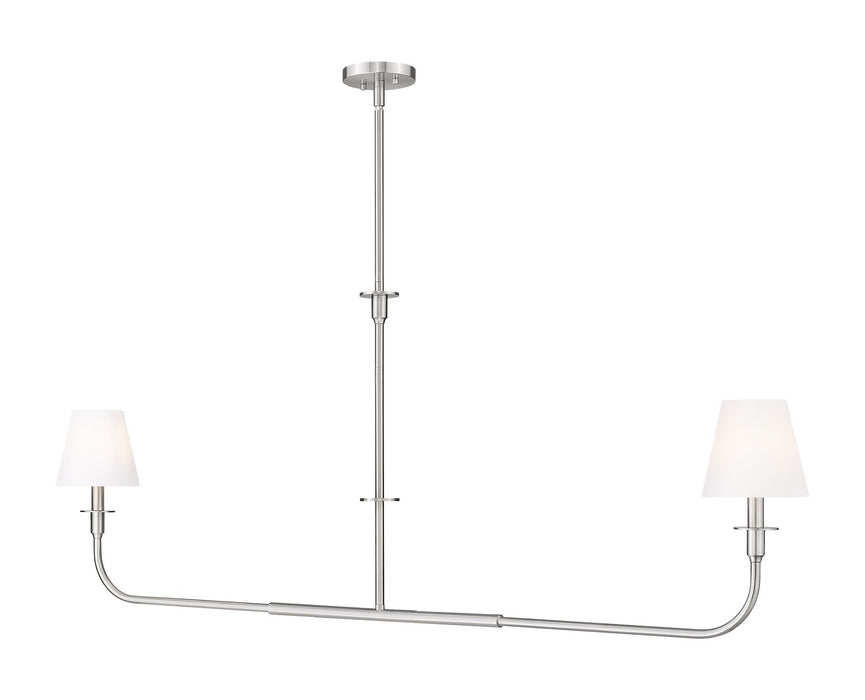 Z-Lite - 3049-60L-BN - Two Light Linear Chandelier - Tova - Brushed Nickel