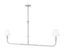 Z-Lite - 3049-60L-BN - Two Light Linear Chandelier - Tova - Brushed Nickel