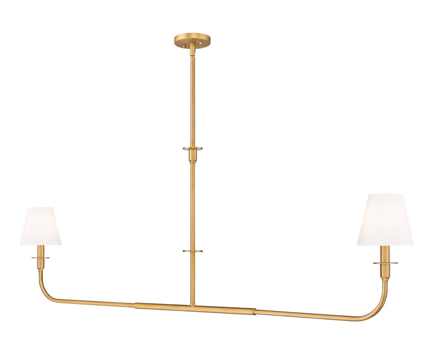 Z-Lite - 3049-60L-RB - Two Light Linear Chandelier - Tova - Rubbed Brass