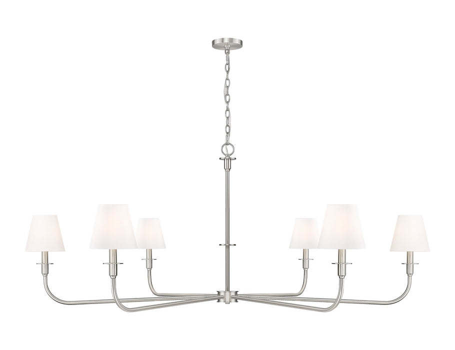 Z-Lite - 3049-62BN - Six Light Chandelier - Tova - Brushed Nickel