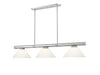 Z-Lite - 3050-3BN-AMO14 - Three Light Billiard - Vanguard - Brushed Nickel
