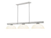 Z-Lite - 3050-3BN-DMO14 - Three Light Billiard - Vanguard - Brushed Nickel