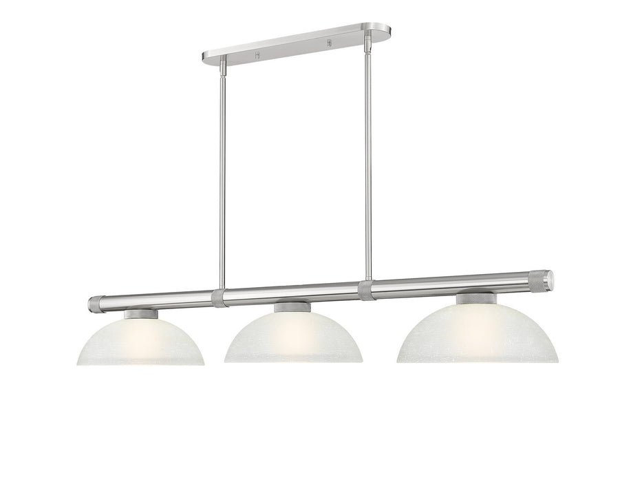 Z-Lite - 3050-3BN-DWL14 - Three Light Billiard - Vanguard - Brushed Nickel