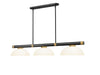 Z-Lite - 3050-3MB-RB-DMO14 - Three Light Billiard - Vanguard - Matte Black + Rubbed Brass