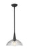 Z-Lite - 3051P12-MB - One Light Pendant - Lunelle - Matte Black