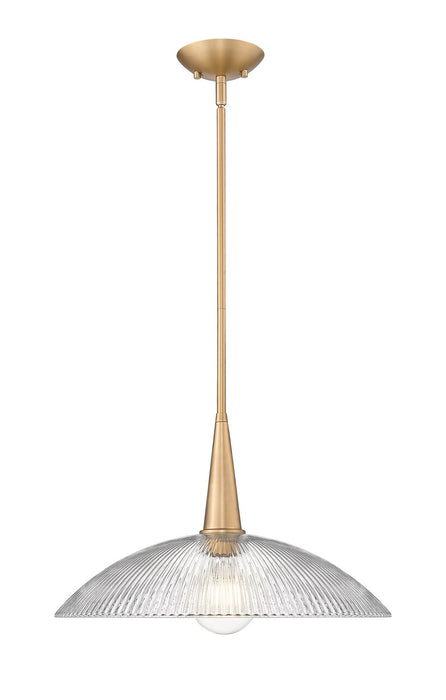 Z-Lite - 3051P18-MGLD - One Light Pendant - Lunelle - Modern Gold