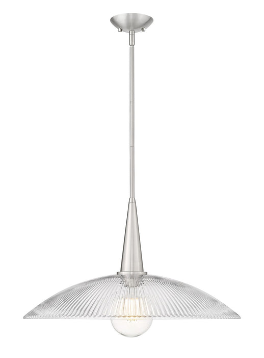 Z-Lite - 3051P24-BN - One Light Pendant - Lunelle - Brushed Nickel