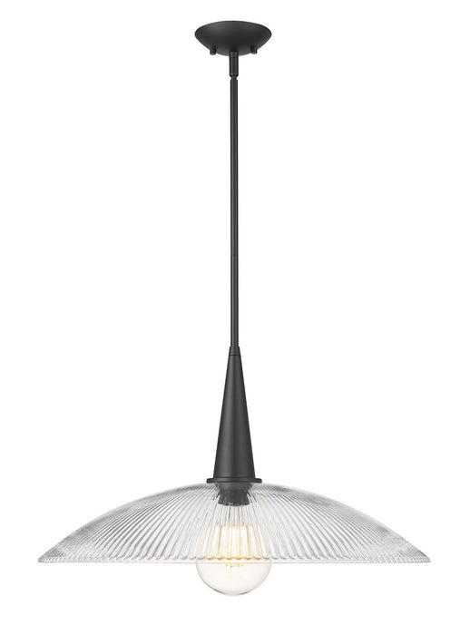 Z-Lite - 3051P24-MB - One Light Pendant - Lunelle - Matte Black