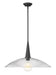 Z-Lite - 3051P24-MB - One Light Pendant - Lunelle - Matte Black