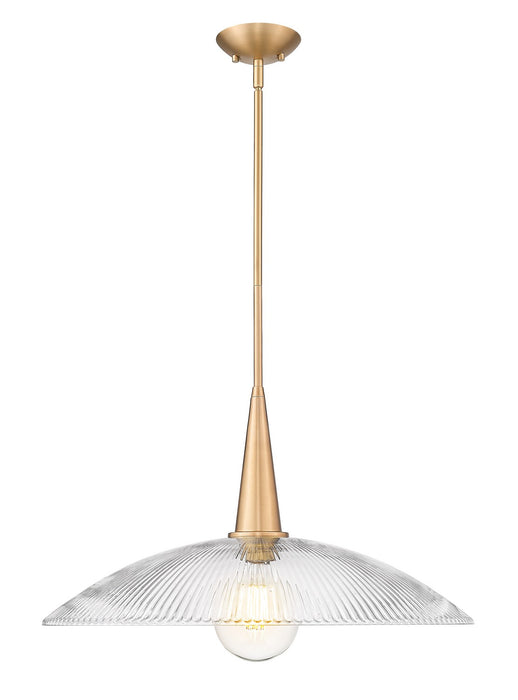 Z-Lite - 3051P24-MGLD - One Light Pendant - Lunelle - Modern Gold