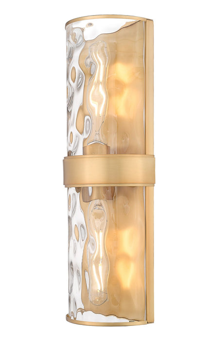 Z-Lite - 3053-2SL-RB - Two Light Wall Sconce - Meridian - Rubbed Brass