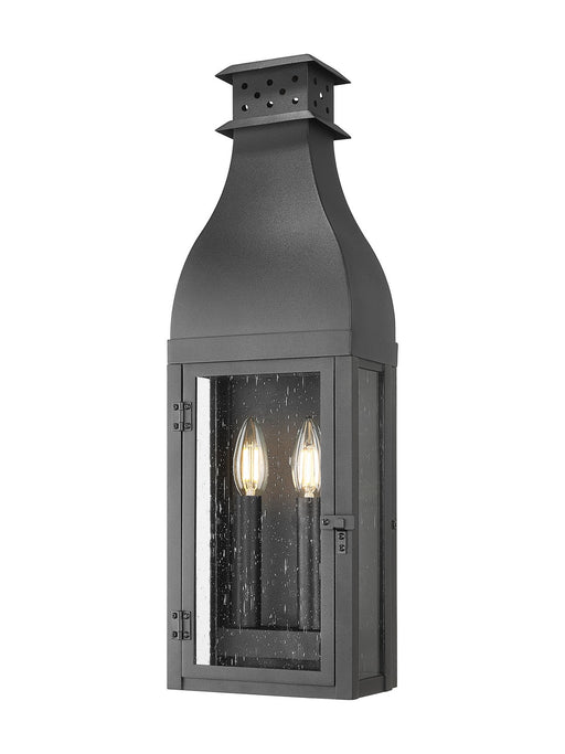 Z-Lite - 5030M-BK - Two Light Outdoor Wall Mount - Toulouse - Sand Black