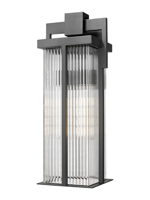 Z-Lite - 5031B-BK - Two Light Outdoor Wall Mount - Fortis - Sand Black