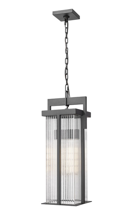 Z-Lite - 5031CHB-BK - Two Light Outdoor Chain Mount Ceiling Fixture - Fortis - Sand Black