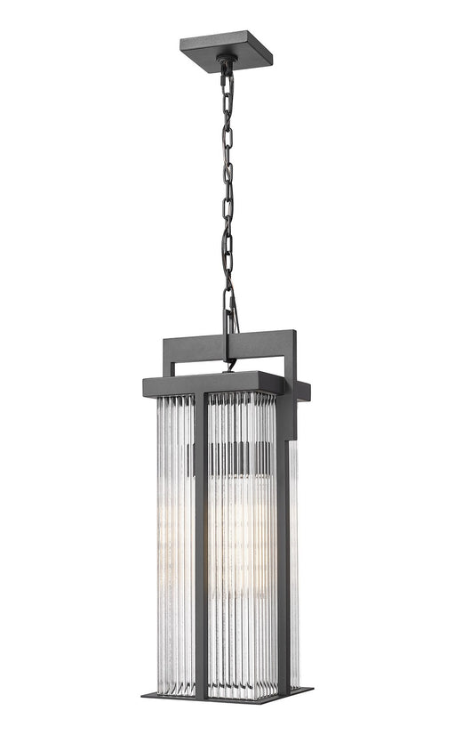 Z-Lite - 5031CHB-BK - Two Light Outdoor Chain Mount Ceiling Fixture - Fortis - Sand Black