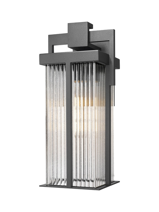 Z-Lite - 5031M-BK - One Light Outdoor Wall Mount - Fortis - Sand Black