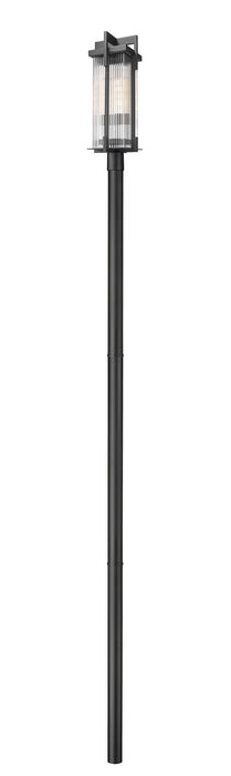 Z-Lite - 5031PHBR-5009P120-BK - Two Light Outdoor Post Mount - Fortis - Sand Black