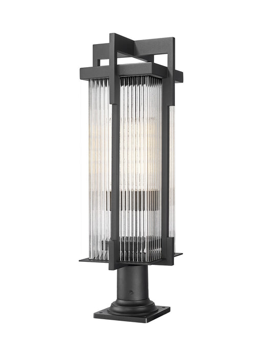 Z-Lite - 5031PHBR-533PM-BK - Two Light Outdoor Pier Mount - Fortis - Sand Black