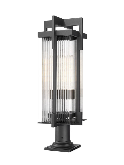 Z-Lite - 5031PHBR-533PM-BK - Two Light Outdoor Pier Mount - Fortis - Sand Black