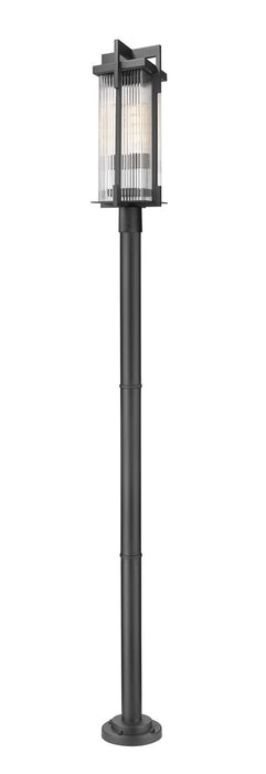Z-Lite - 5031PHBR-567P-BK - Two Light Outdoor Post Mount - Fortis - Sand Black