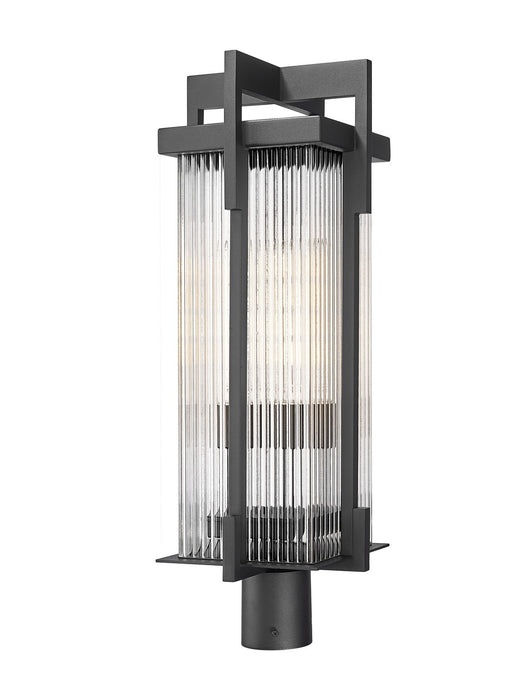 Z-Lite - 5031PHBR-BK - Two Light Outdoor Post Mount - Fortis - Sand Black