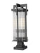 Z-Lite - 5031PHBS-SQPM-BK - Two Light Outdoor Pier Mount - Fortis - Sand Black