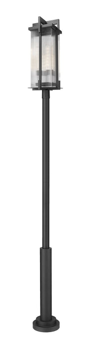 Z-Lite - 5031PHXLR-5010P-BK - Three Light Outdoor Post Mount - Fortis - Sand Black