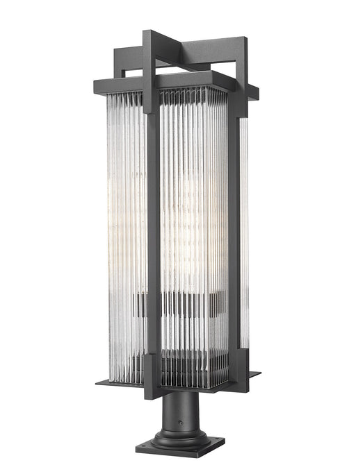Z-Lite - 5031PHXLR-533PM-BK - Three Light Outdoor Pier Mount - Fortis - Sand Black