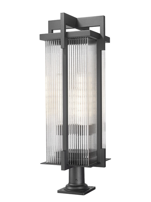 Z-Lite - 5031PHXLR-533PM-BK - Three Light Outdoor Pier Mount - Fortis - Sand Black