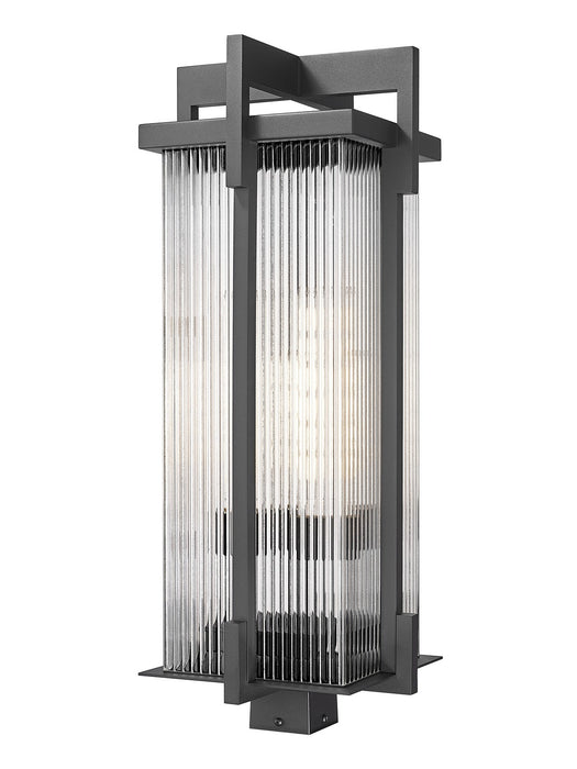 Z-Lite - 5031PHXLS-BK - Three Light Outdoor Post Mount - Fortis - Sand Black